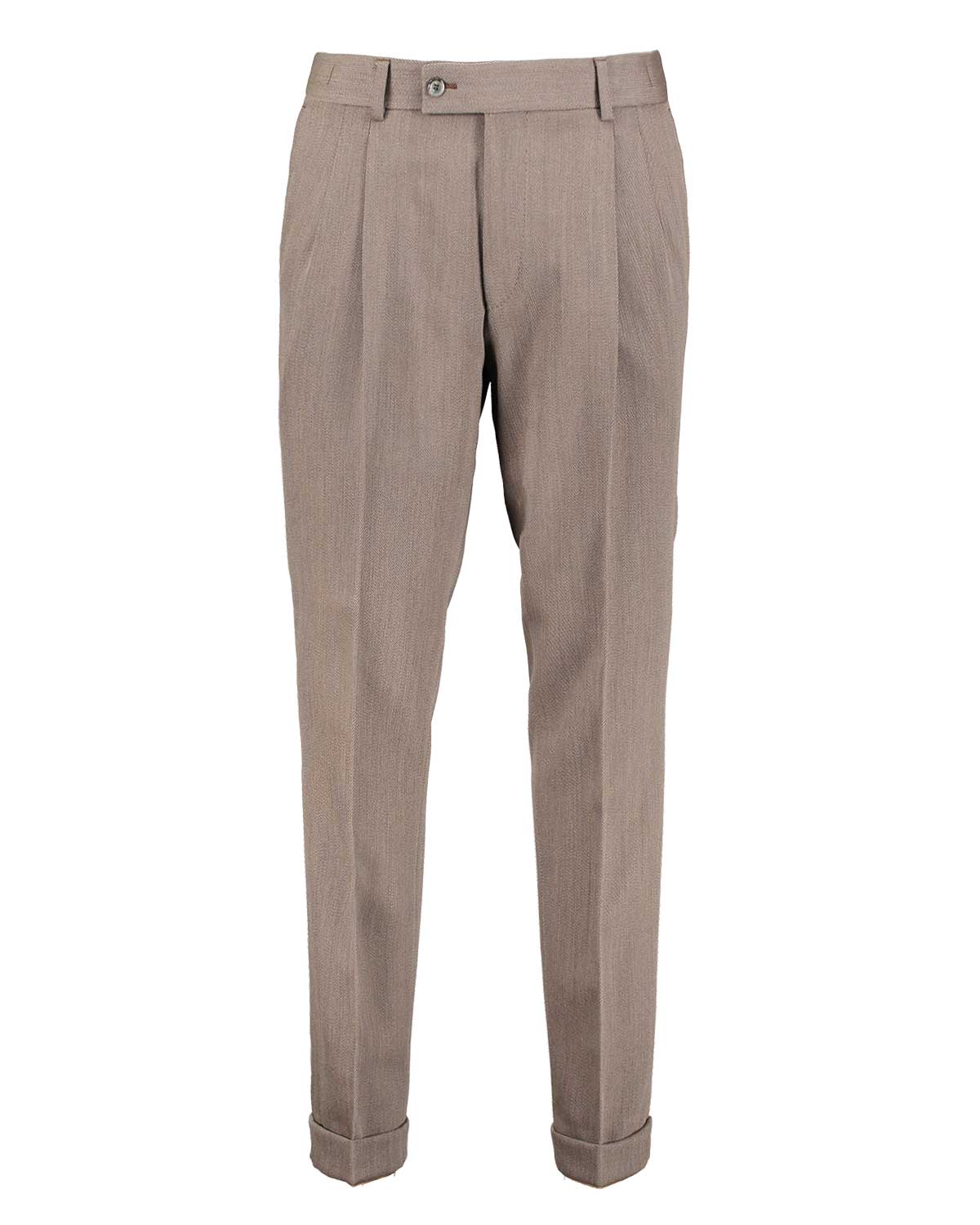 Brett Beige Cavalry Twill Trousers