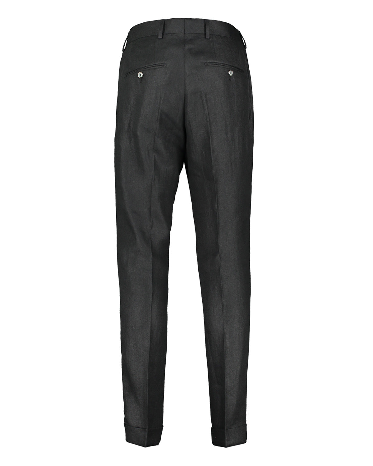 Alex Black Linen Trousers