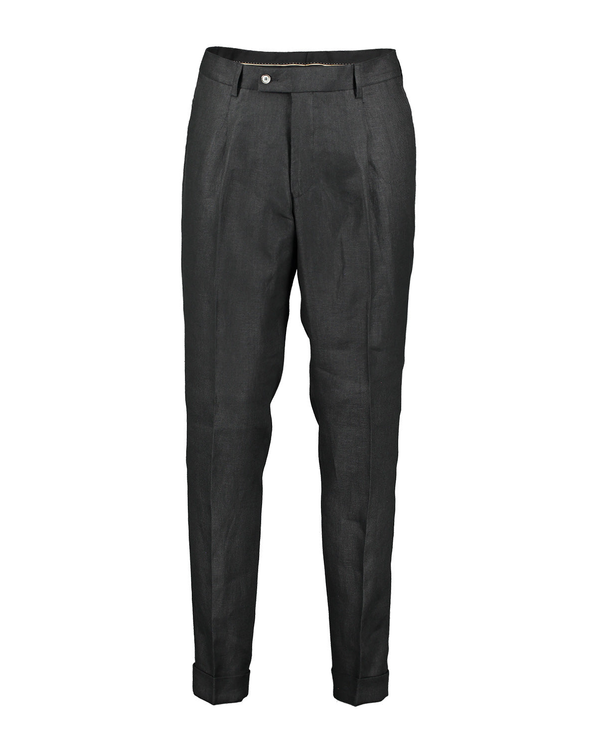 Alex Black Linen Trousers