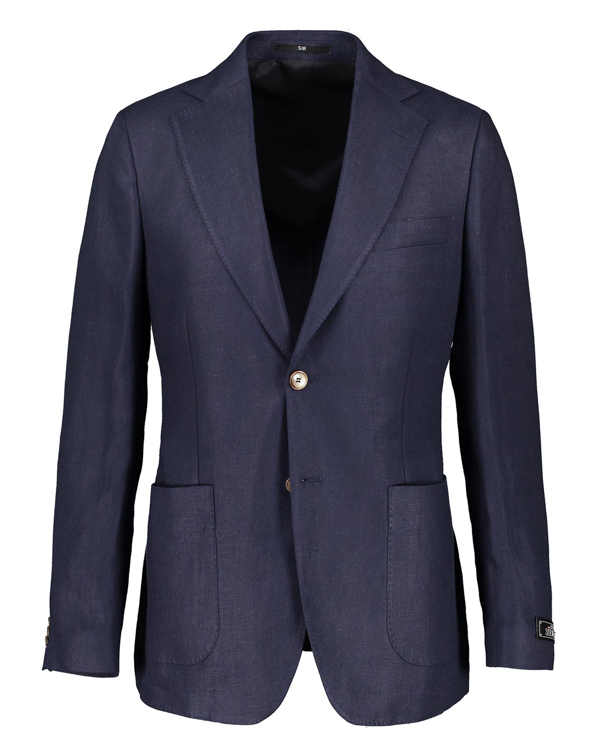 Ness Navy Linen Jacket