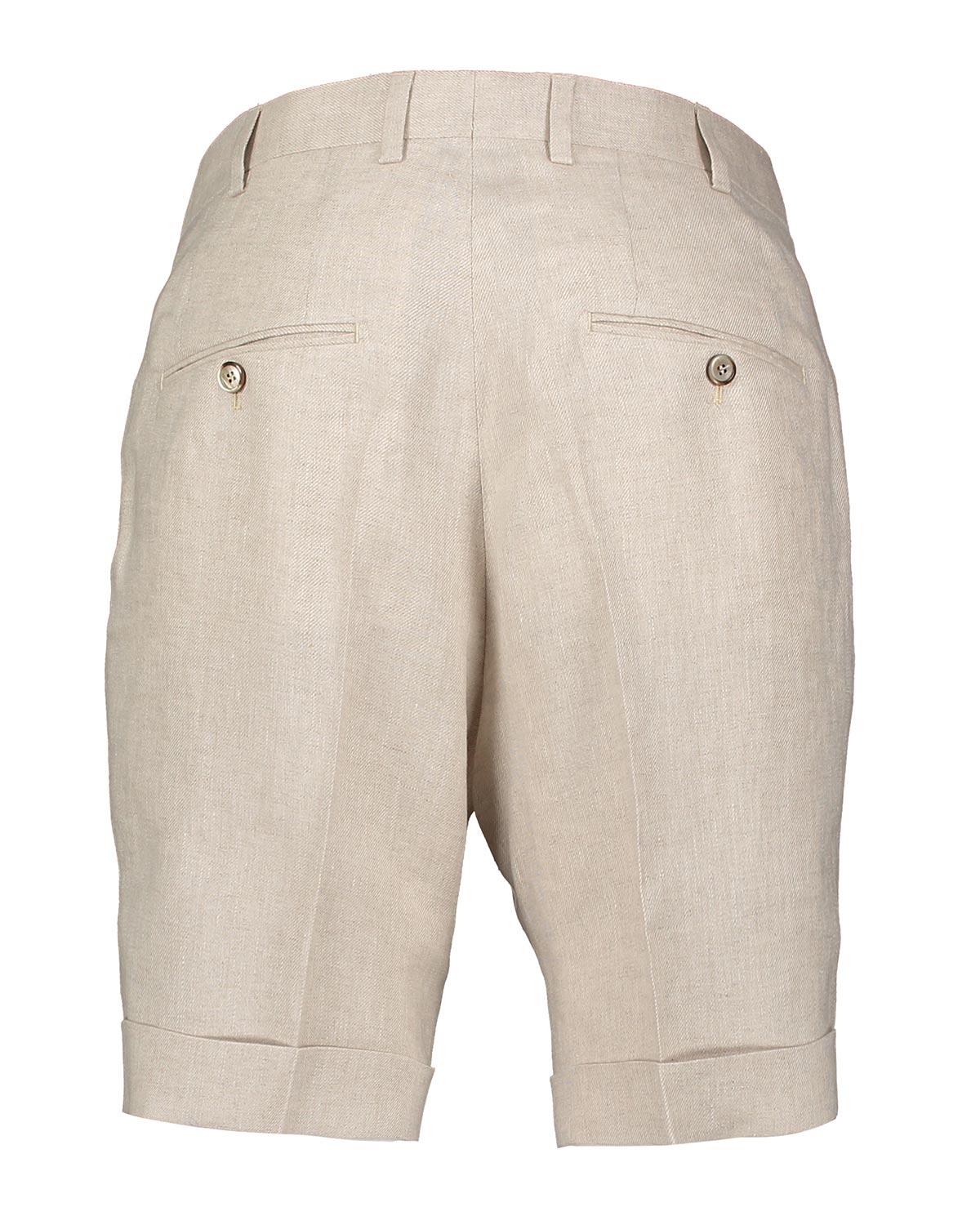 Charlie Beige Linen Shorts