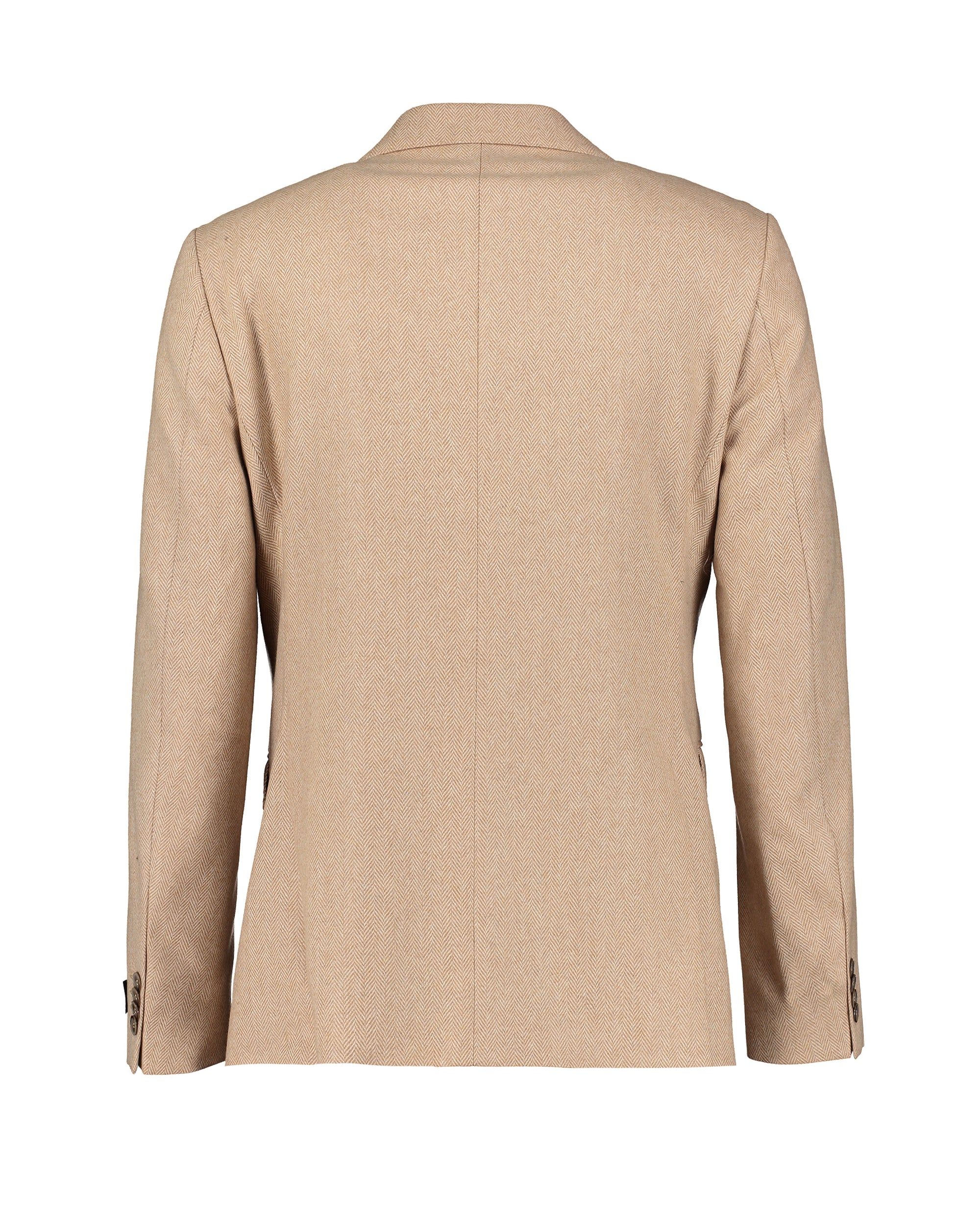 Eliot Beige Herringbone Jacket