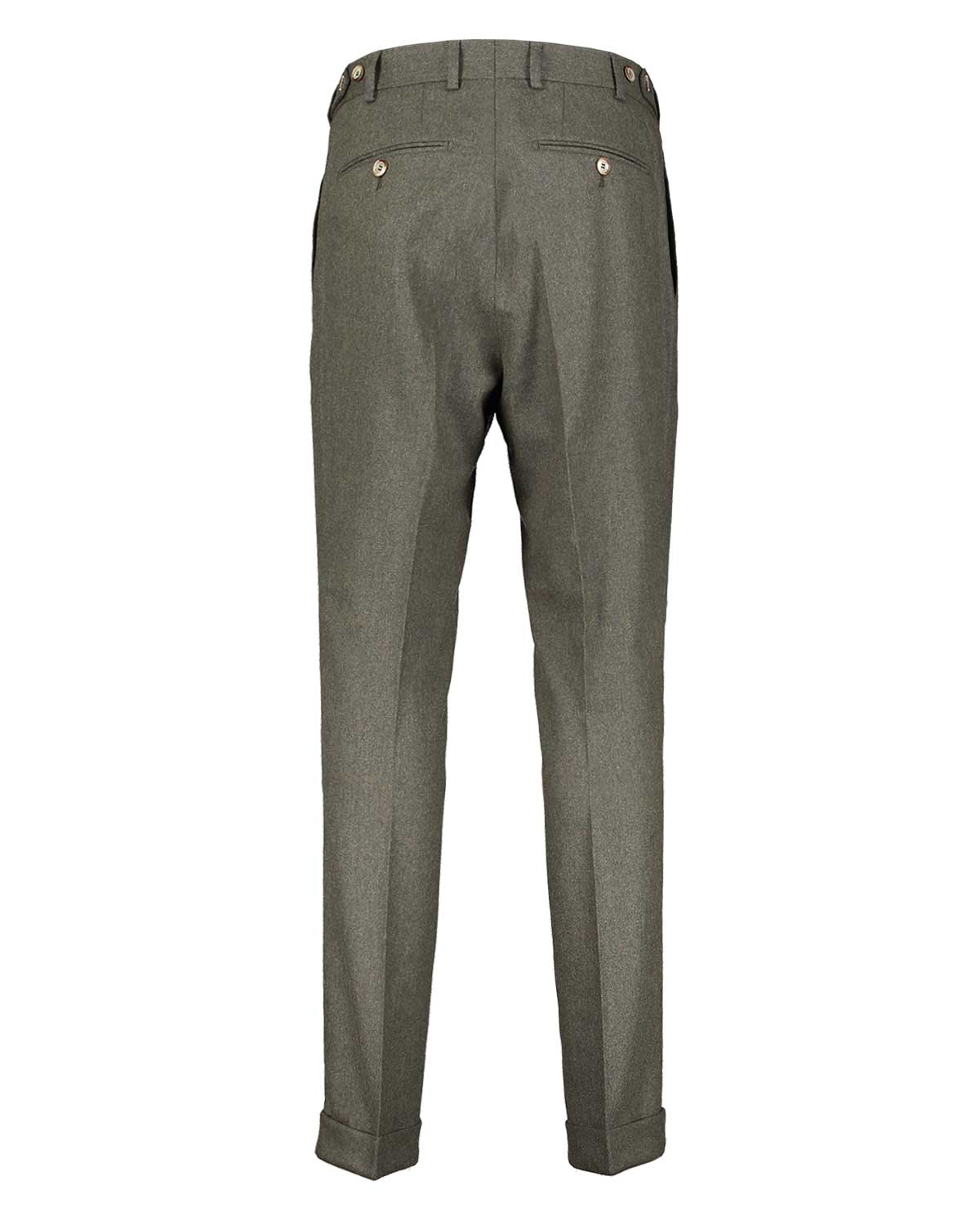 Brett Green Flannel Stretch Trousers