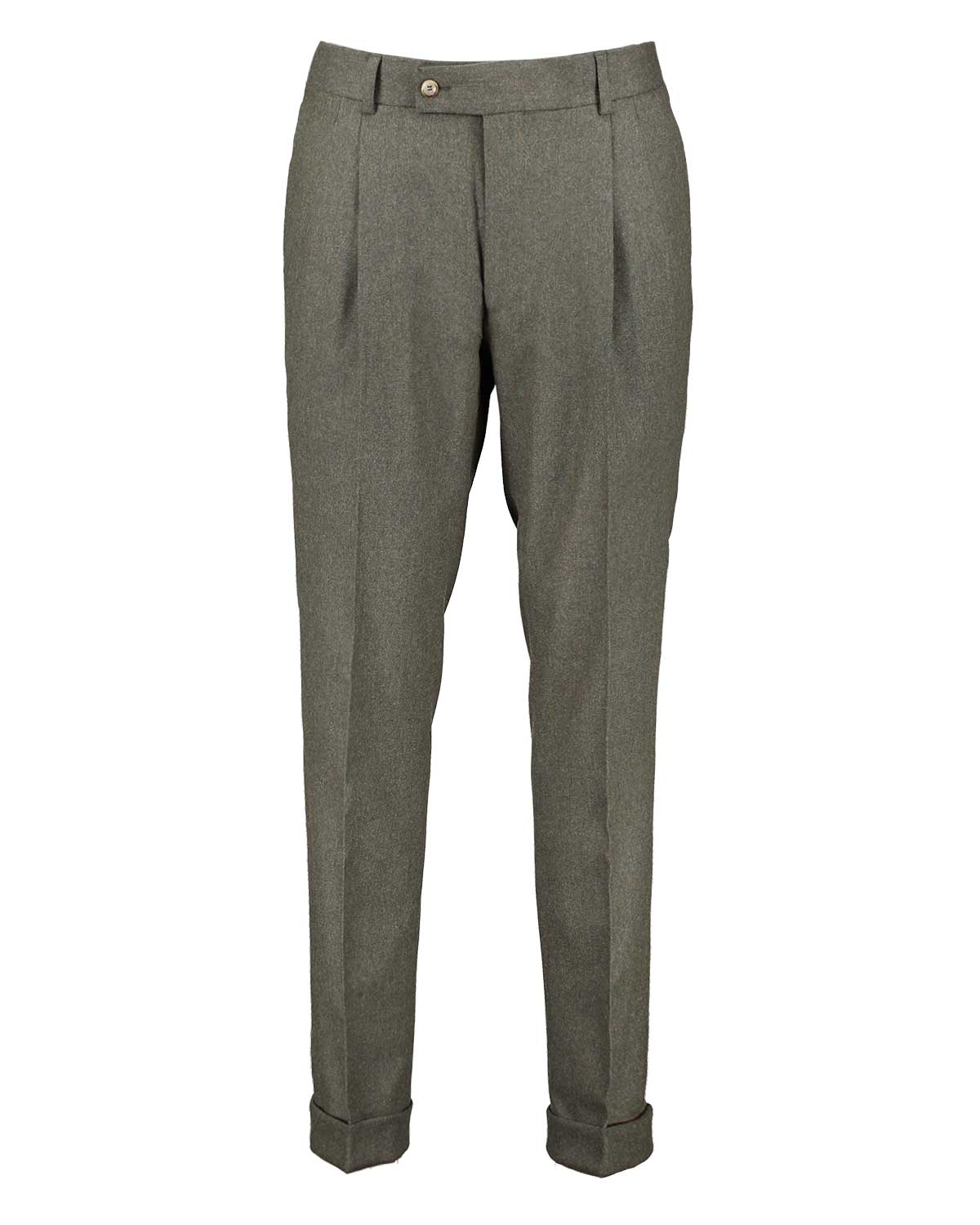 Brett Green Flannel Stretch Trousers