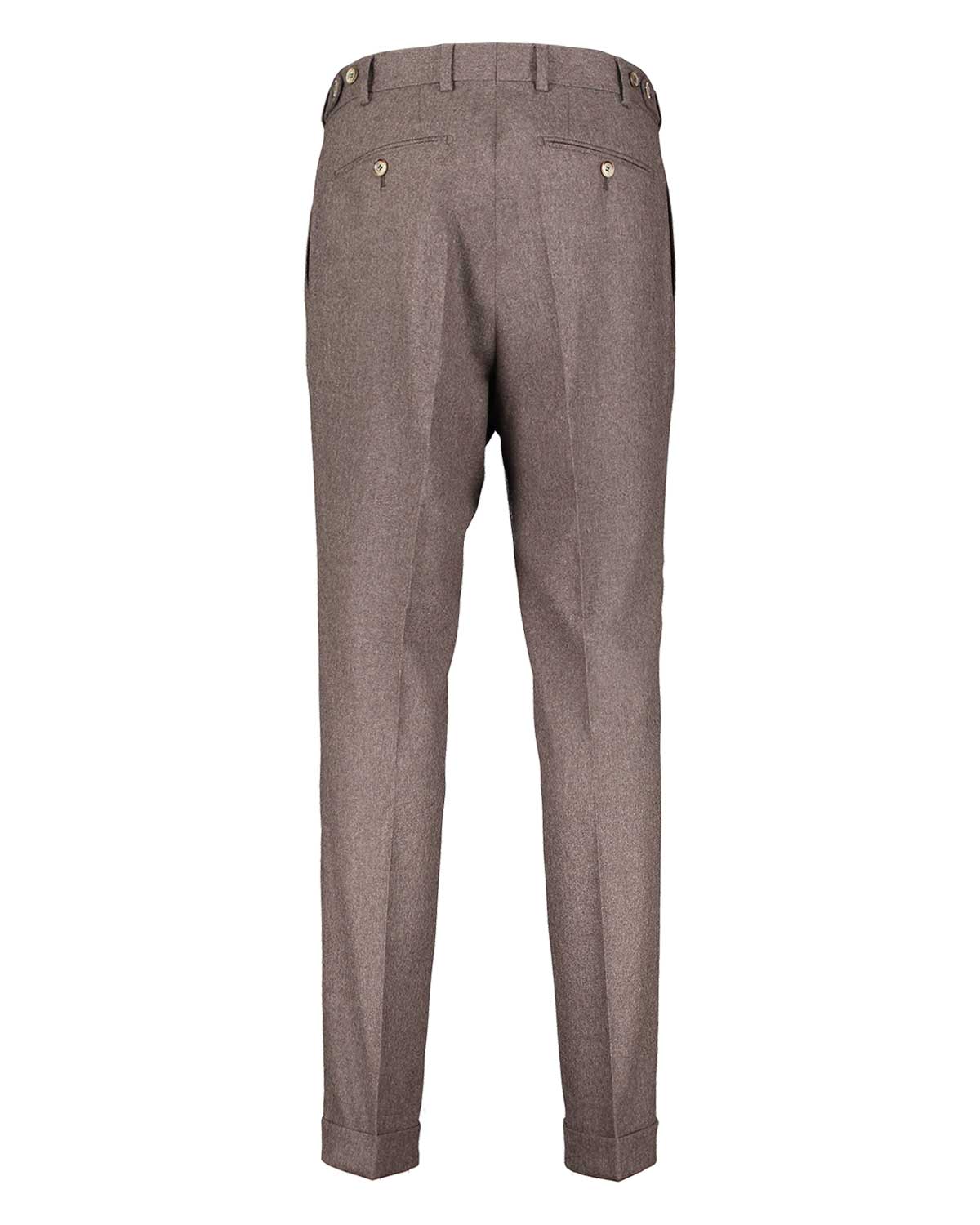 Brett Brown Flannel Stretch Trousers