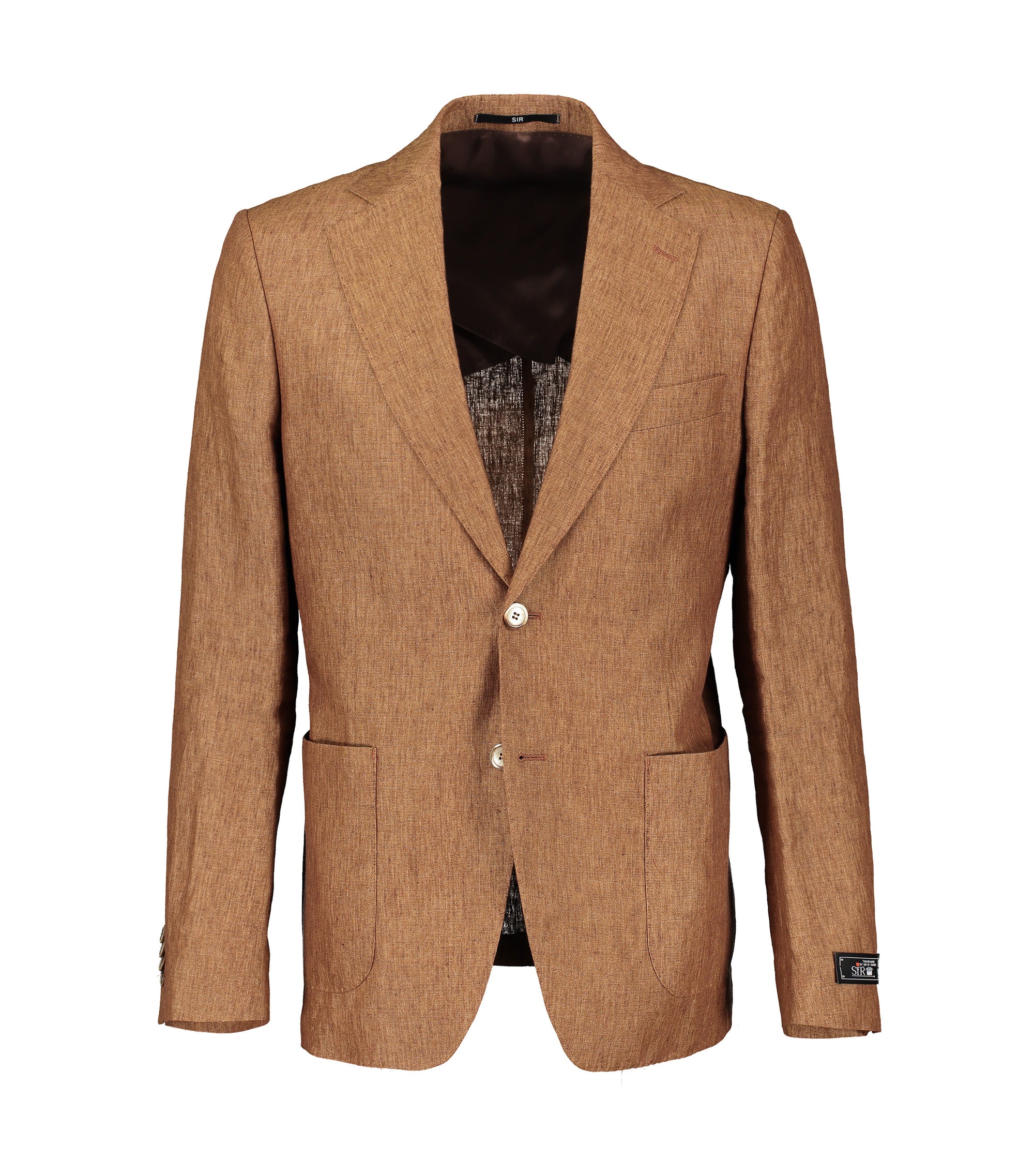 Ness Tobacco Brown Linen Jacket