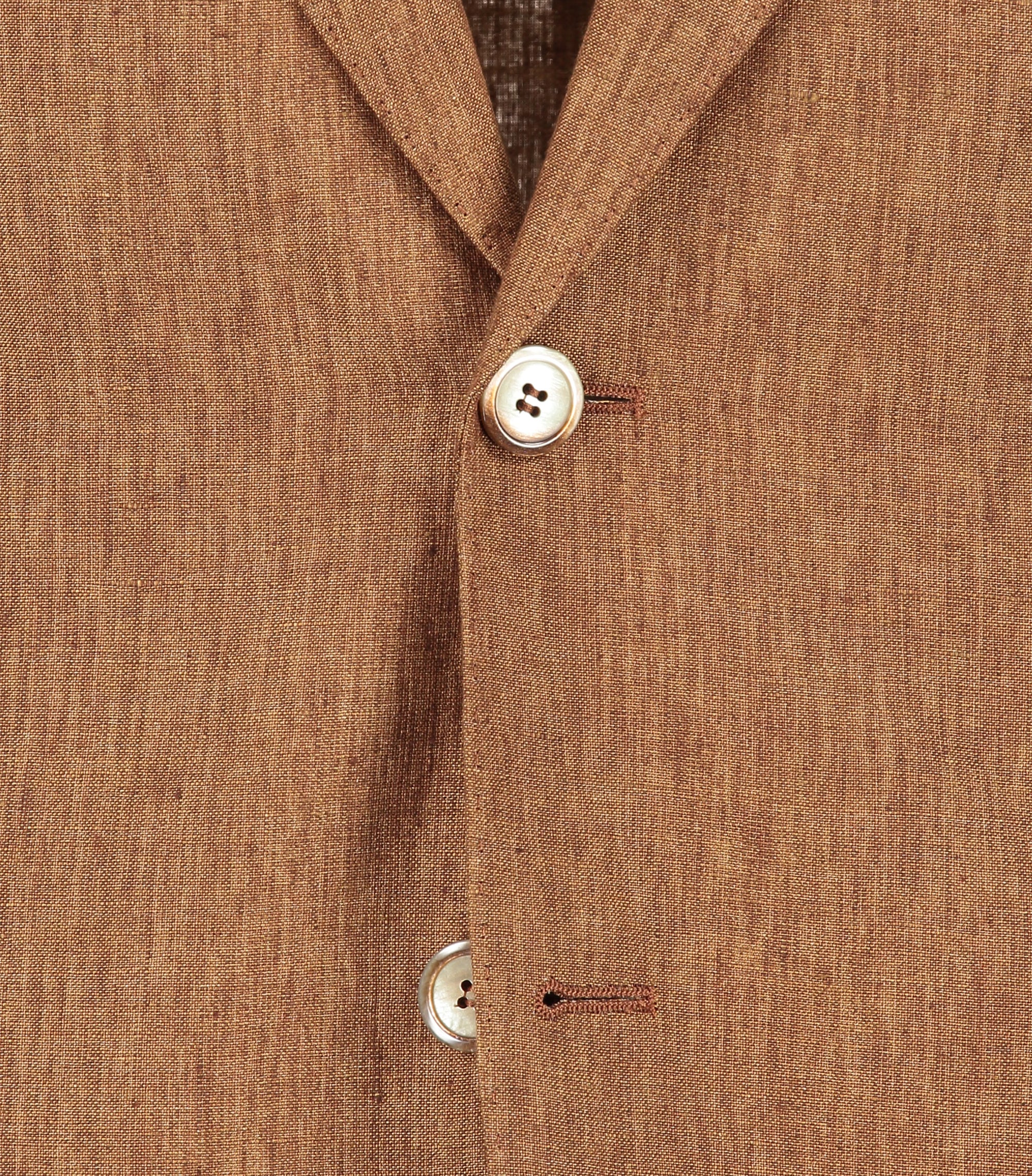 Ness Tobacco Brown Linen Jacket
