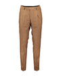 Alex Tobacco Brown Linen Trousers
