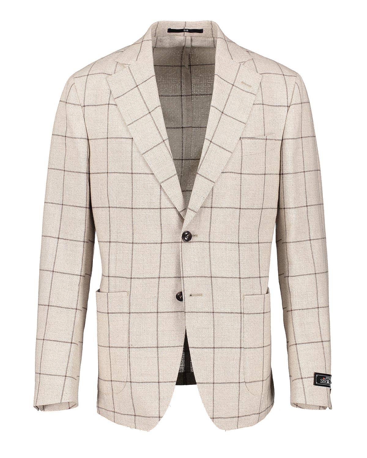 Riviera Beige Windowpane Jacket