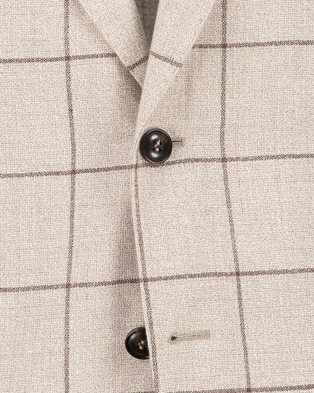 Riviera Beige Windowpane Jacket