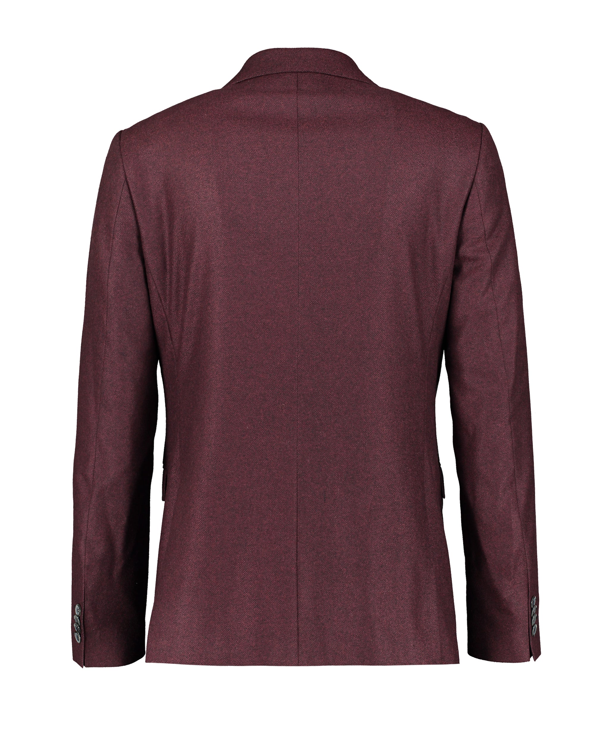Eliot Burgundy Flannel Jacket