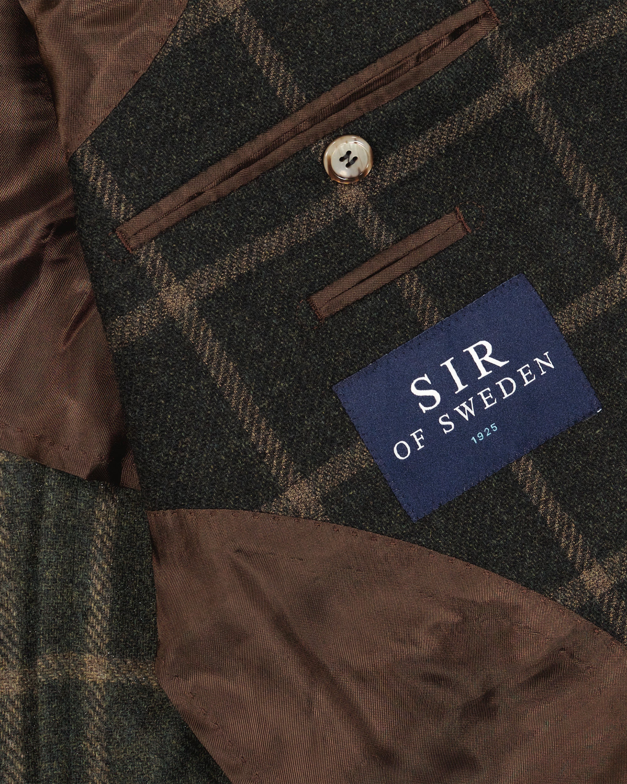 Ness Green Windowpane Jacket