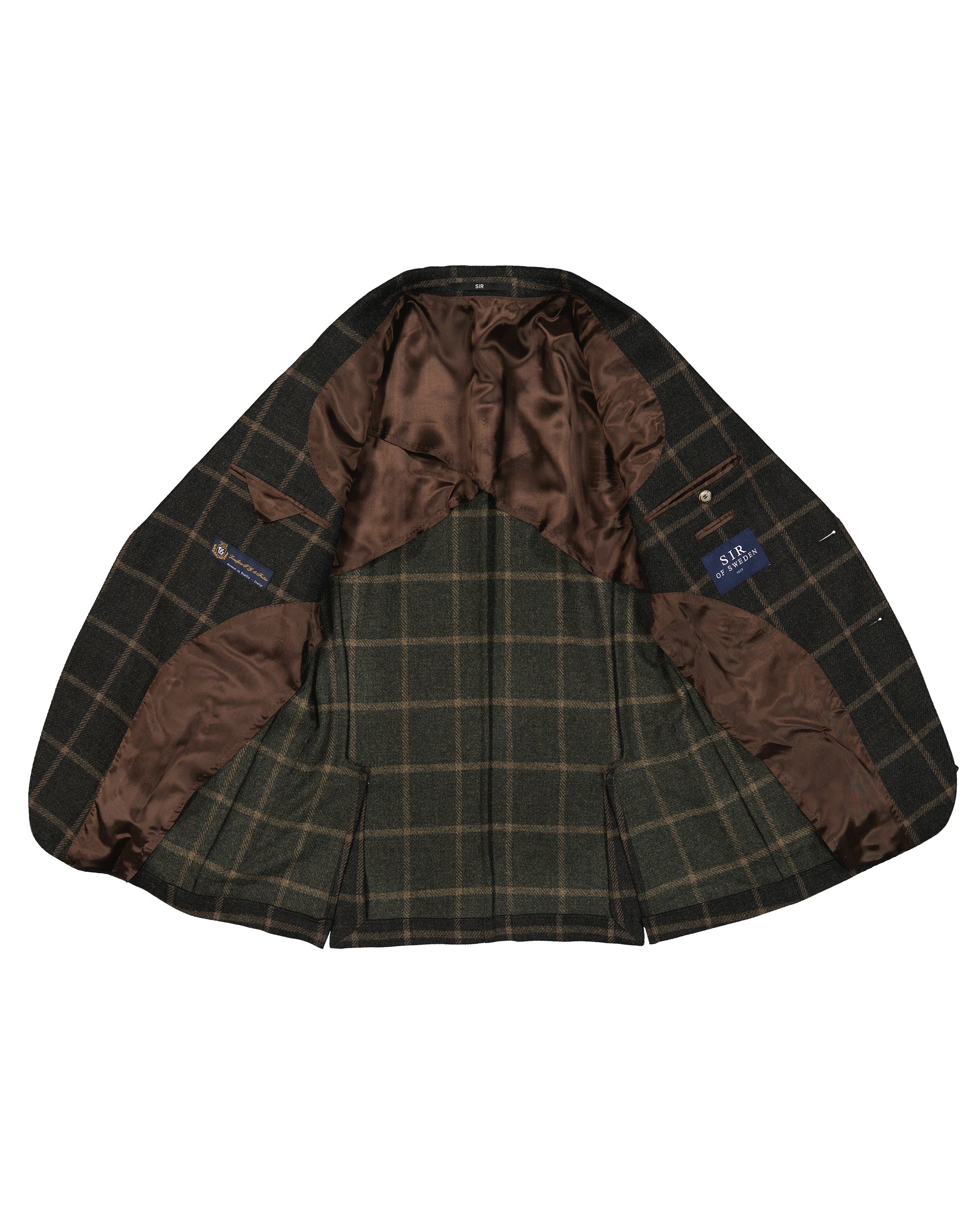 Ness Green Windowpane Jacket