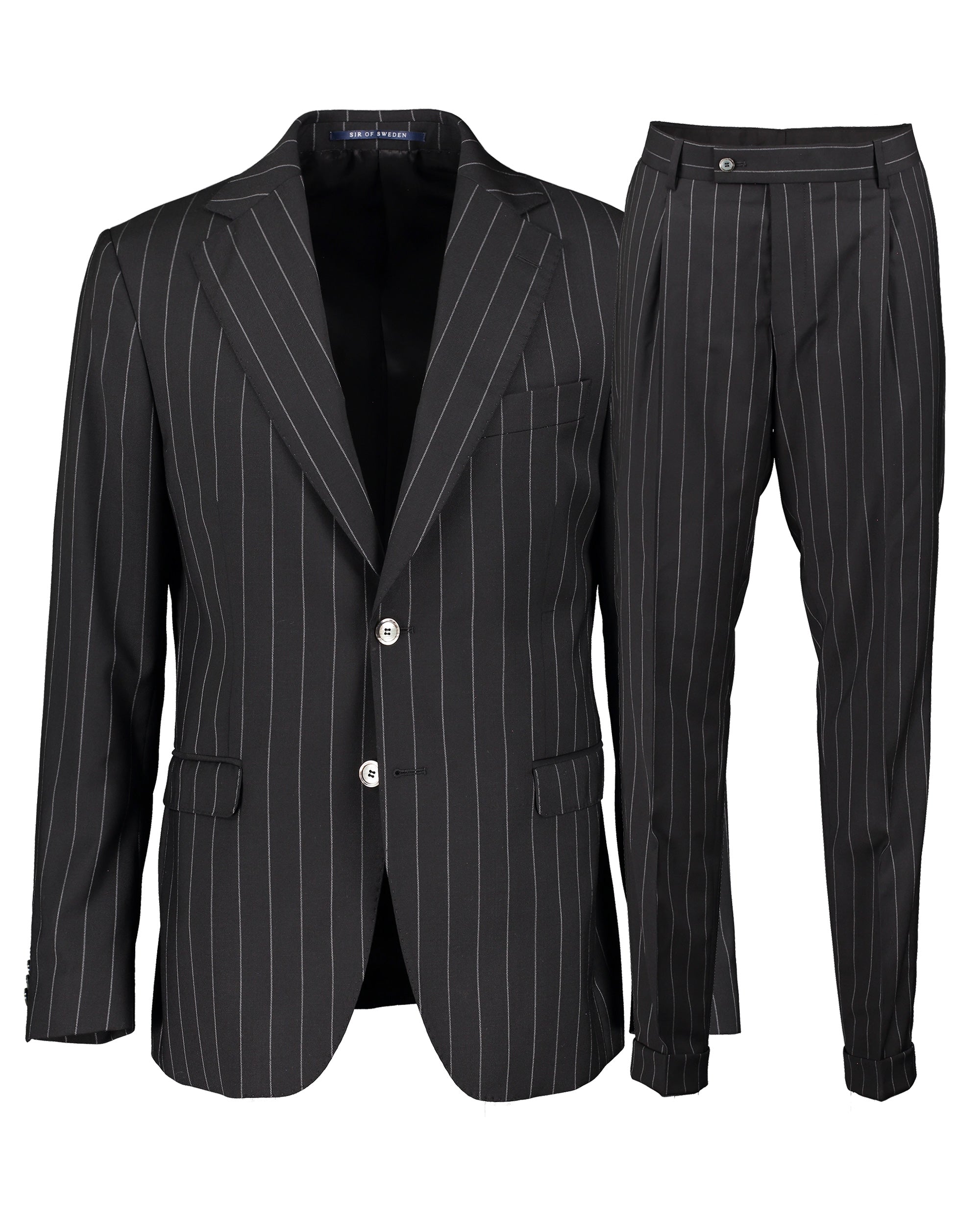 Eliot Black Pinstripe Suit