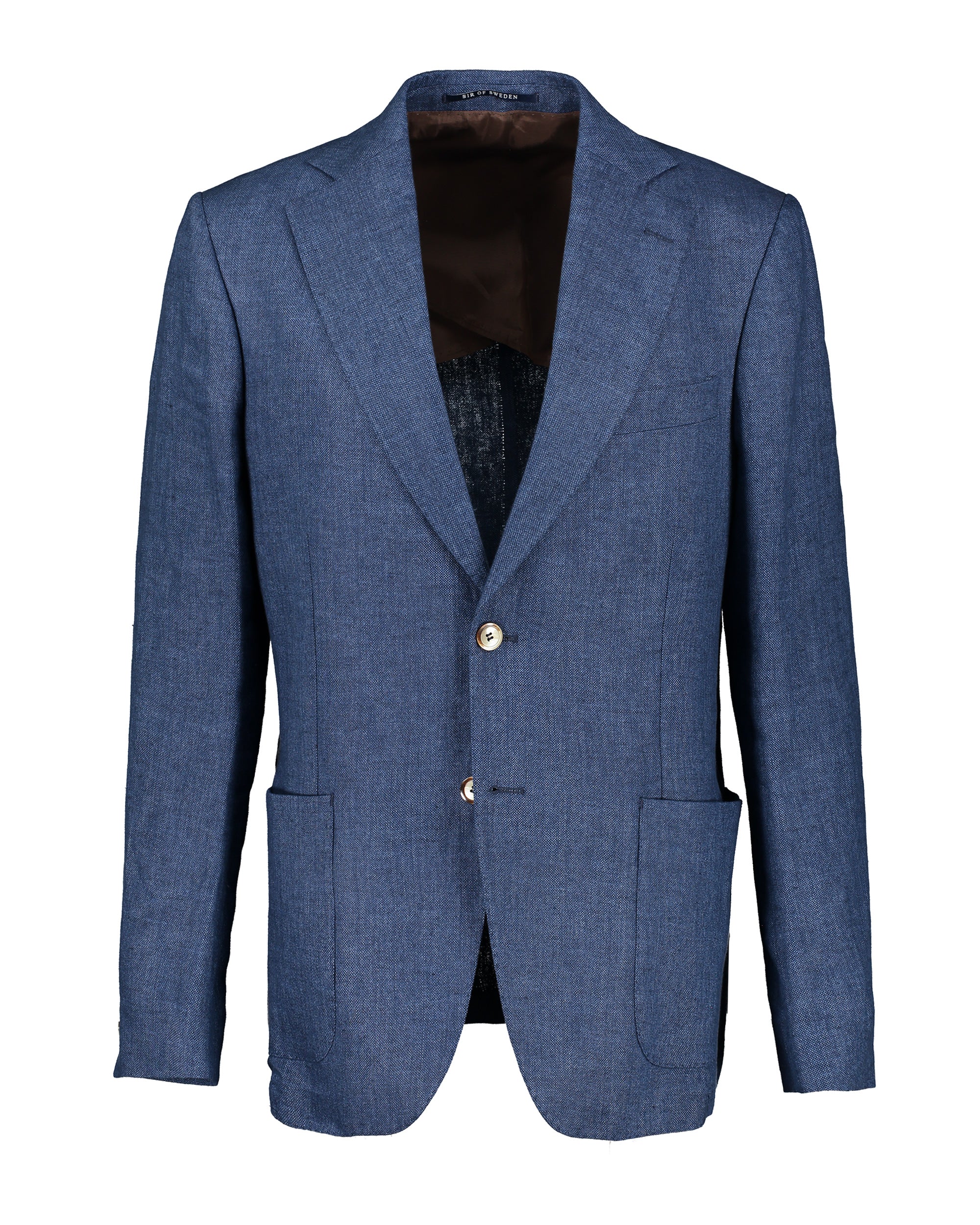 Ness Blue Linen Jacket