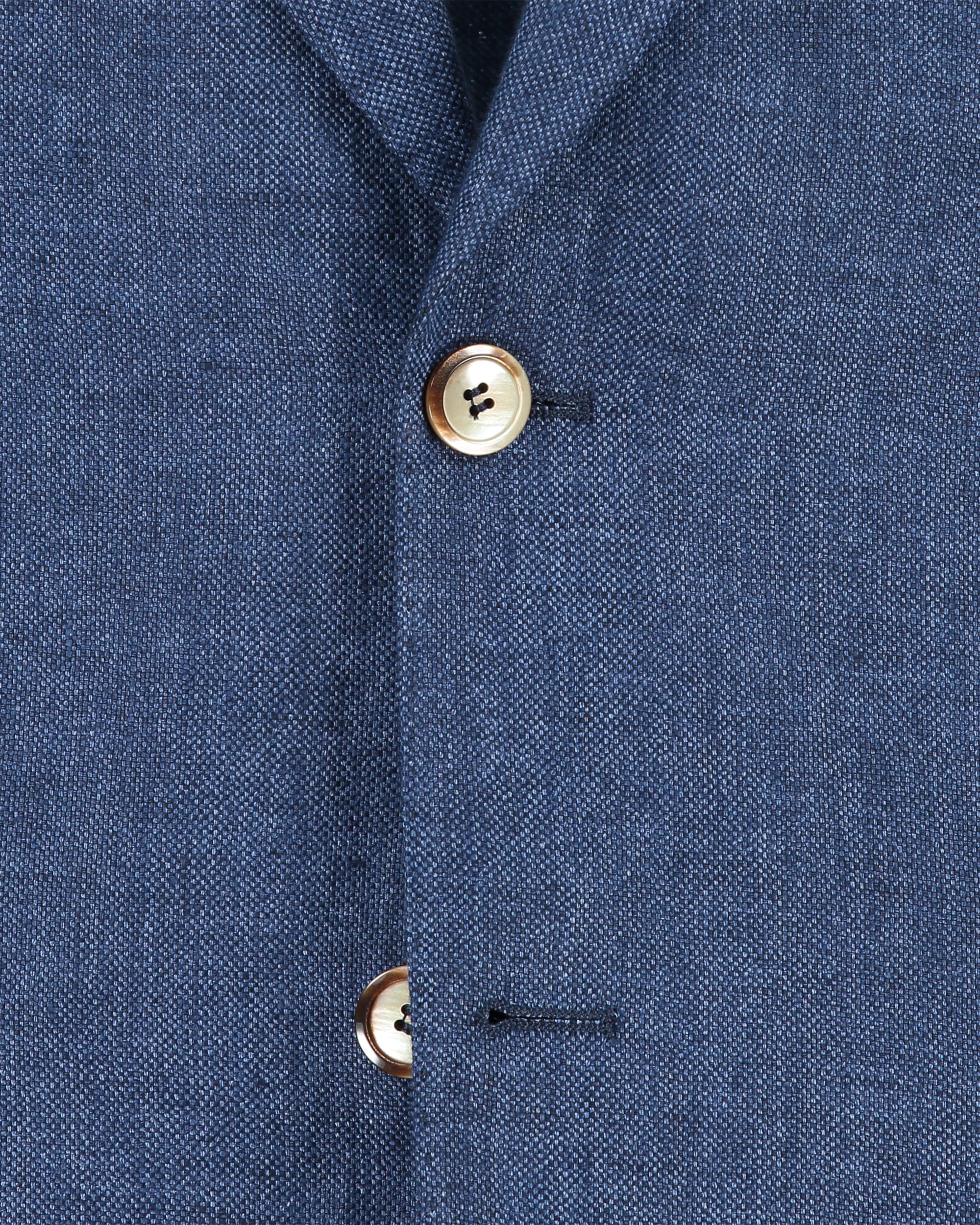 Ness Blue Linen Jacket