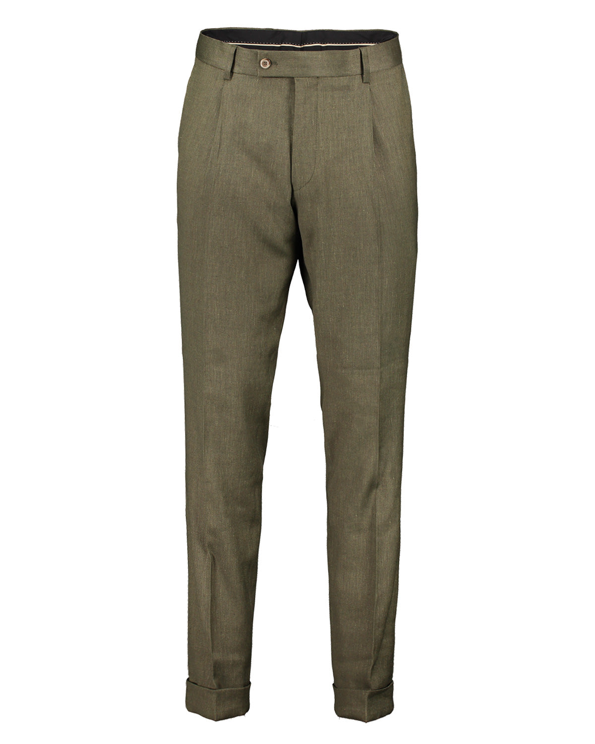 Alex Green Linen Stretch Trousers