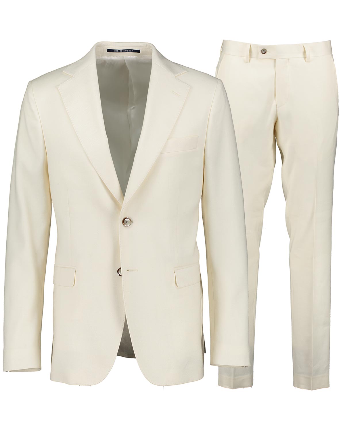 Eliot White Linen Stretch Suit