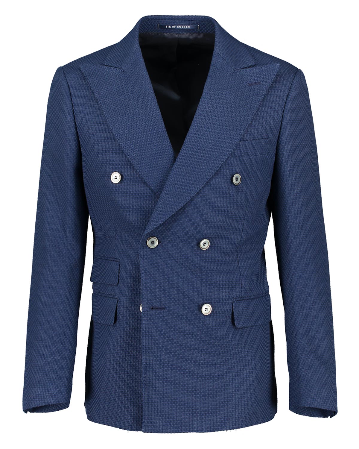 Bugsy Blue Wool Cotton Jacket