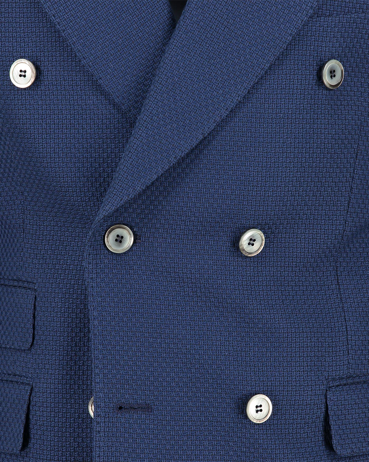 Bugsy Blue Wool Cotton Jacket