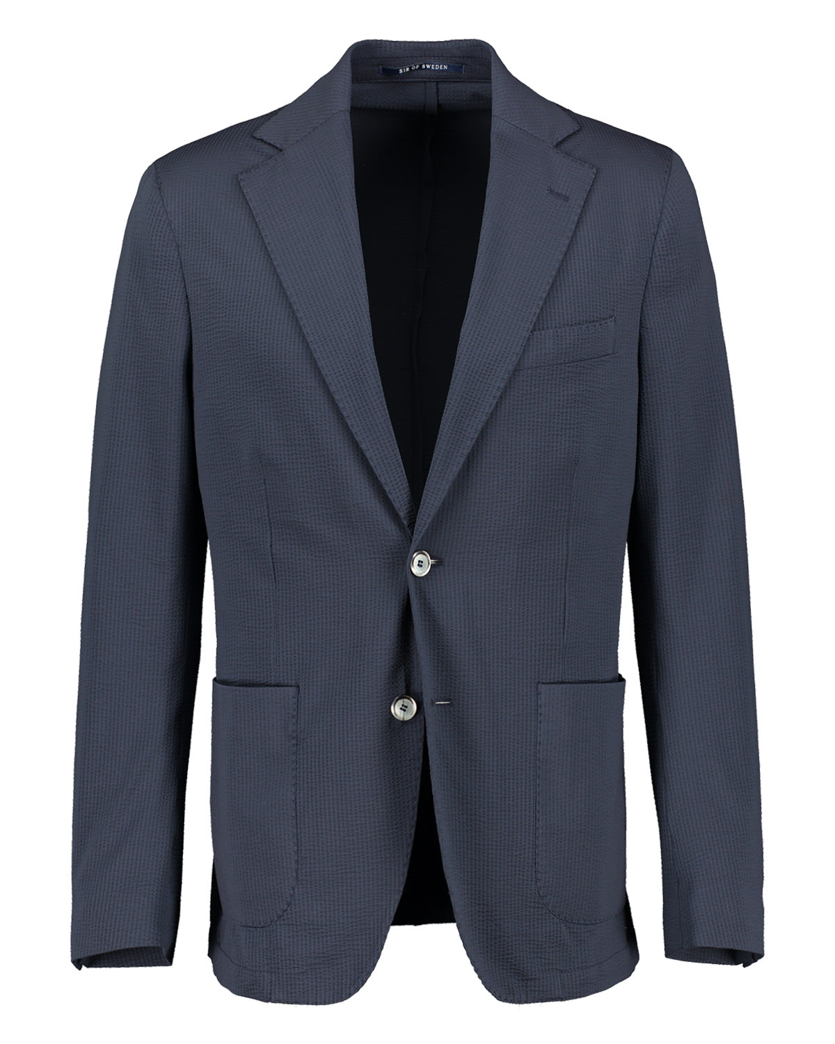 Riviera Navy Stretch Seersucker Jacket