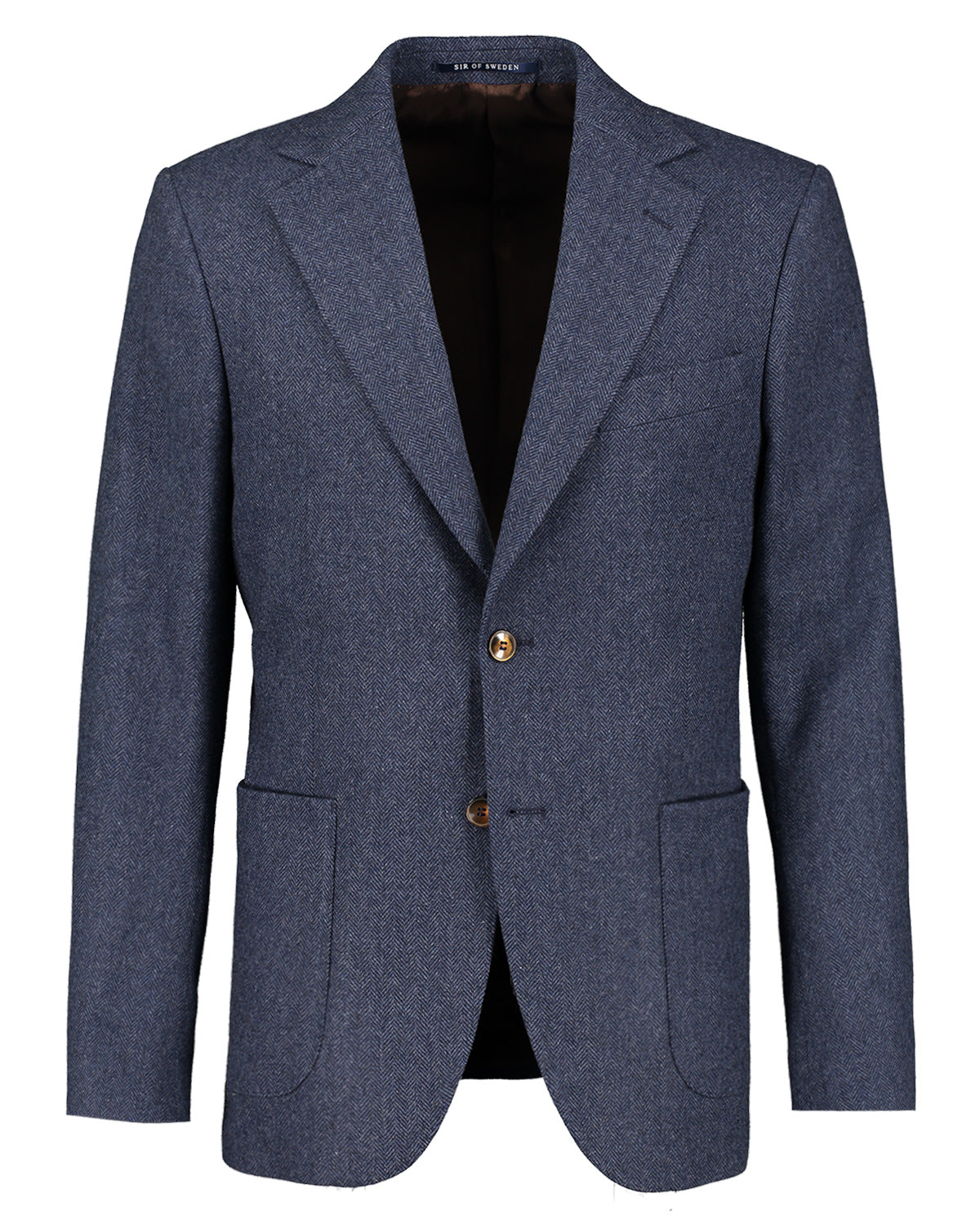 Neil Blue Herringbone Jacket