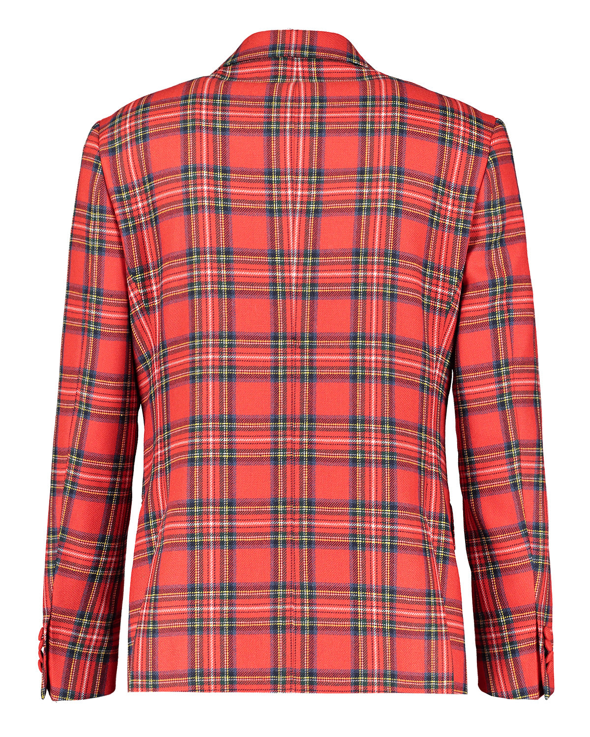 Ralph Tartan Check Double Breasted Jacket