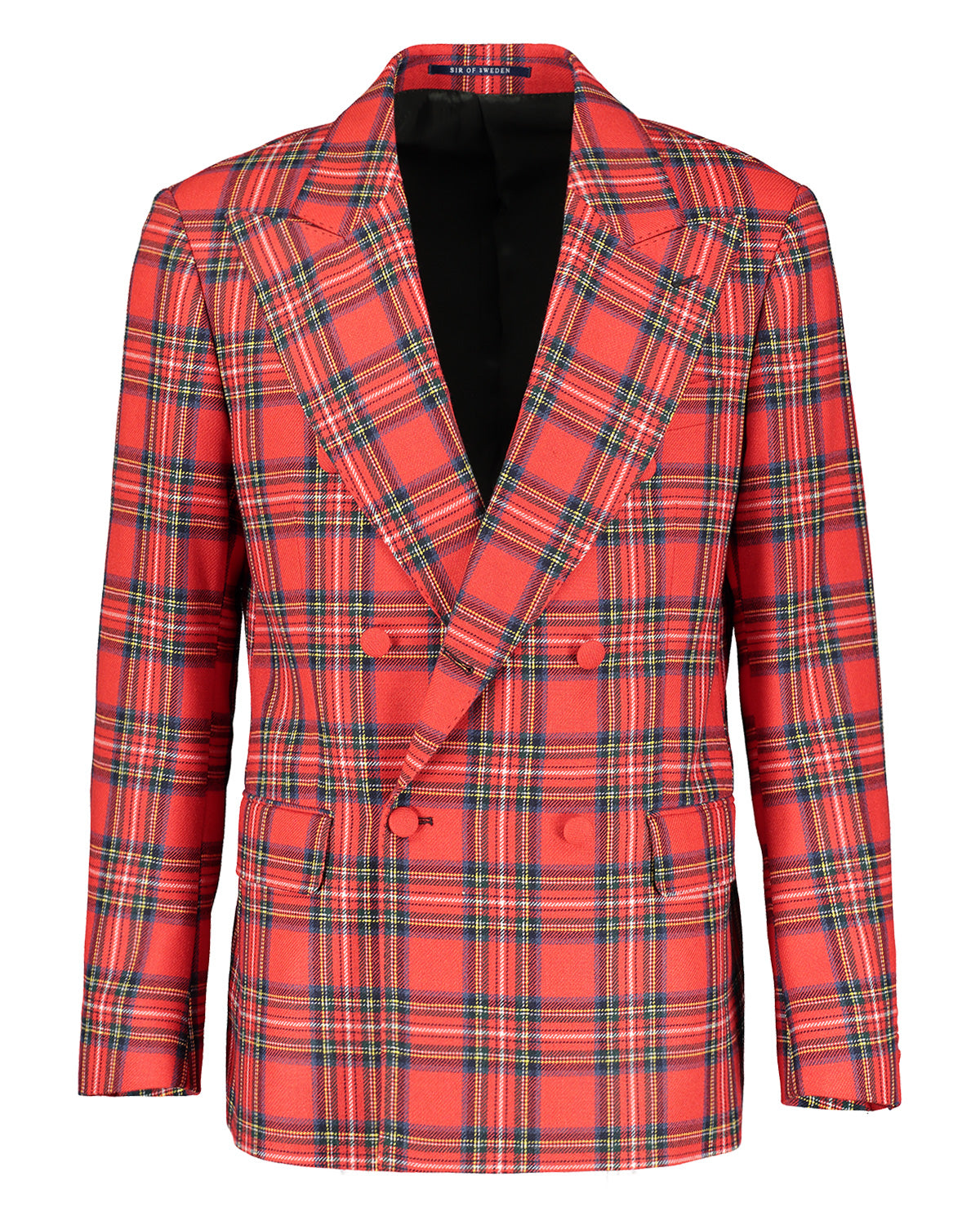 Ralph Tartan Check Double Breasted Jacket