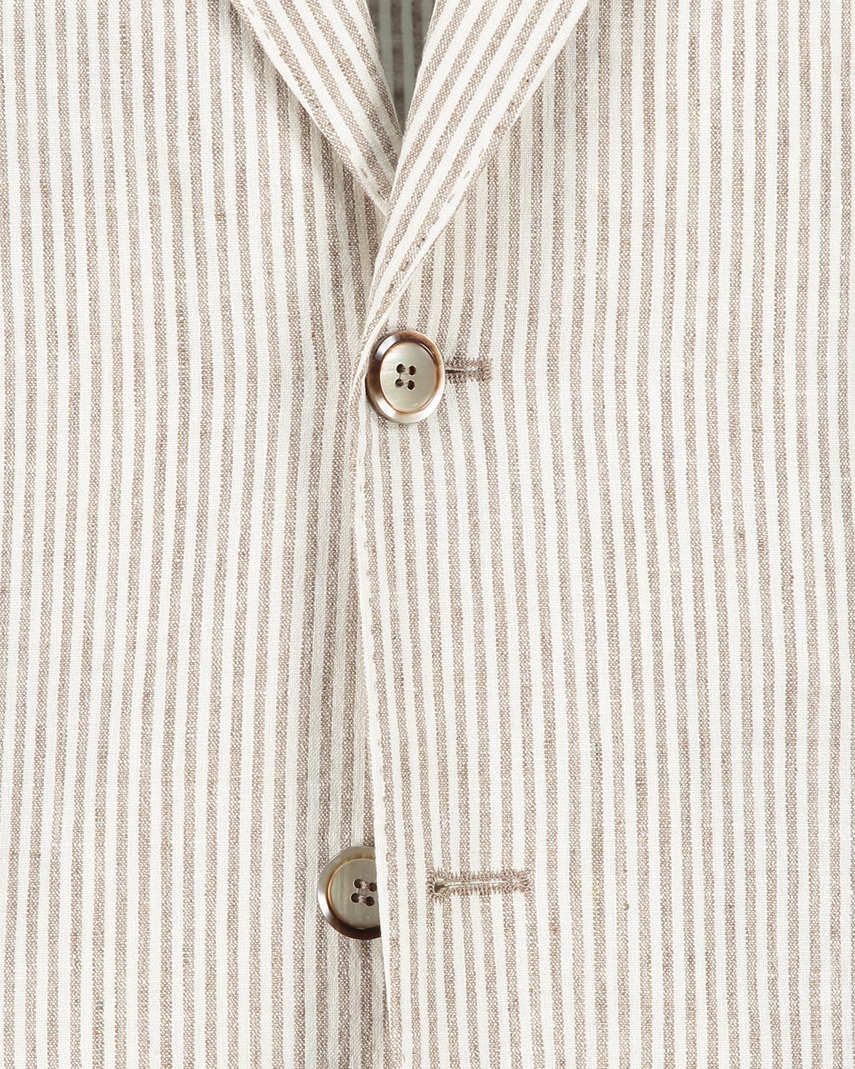 Riviera Beige Linen Seersucker Jacket