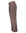 Brown pleated pants on a white background
