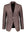Brown blazer with two buttons on a white background