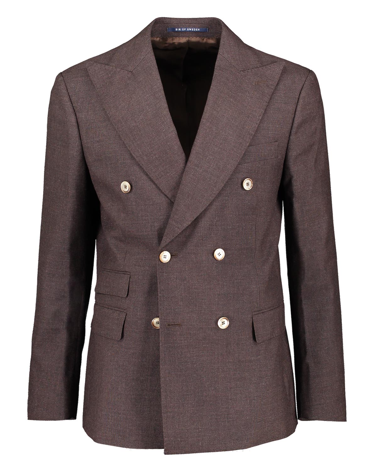 Bugsy Brown Double Breasted Jacket