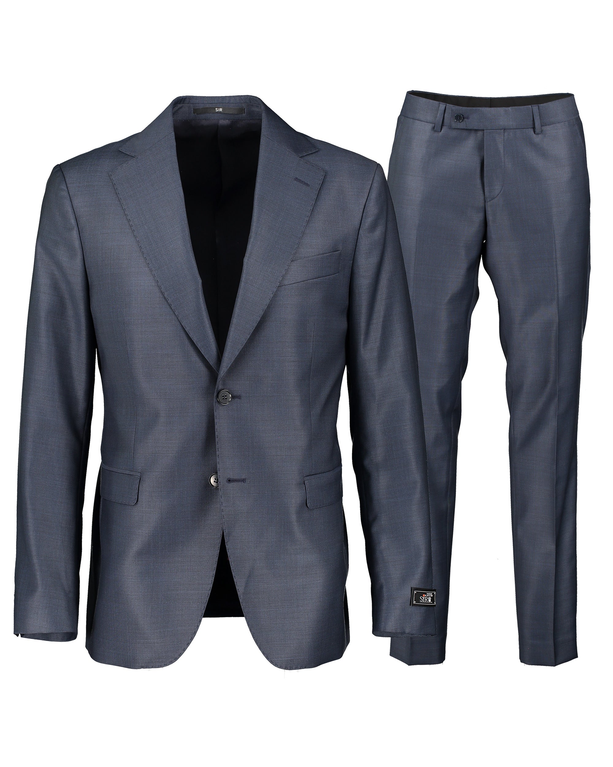 Eliot Navy Blue Checked Suit