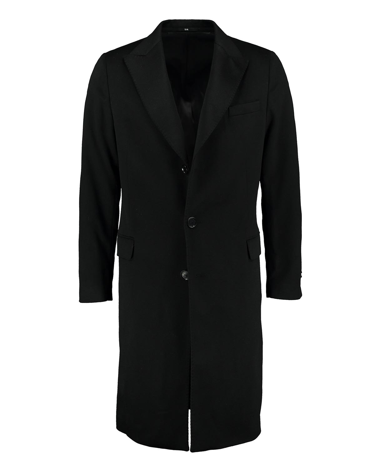 Hagen Black Pure Cashmere Coat