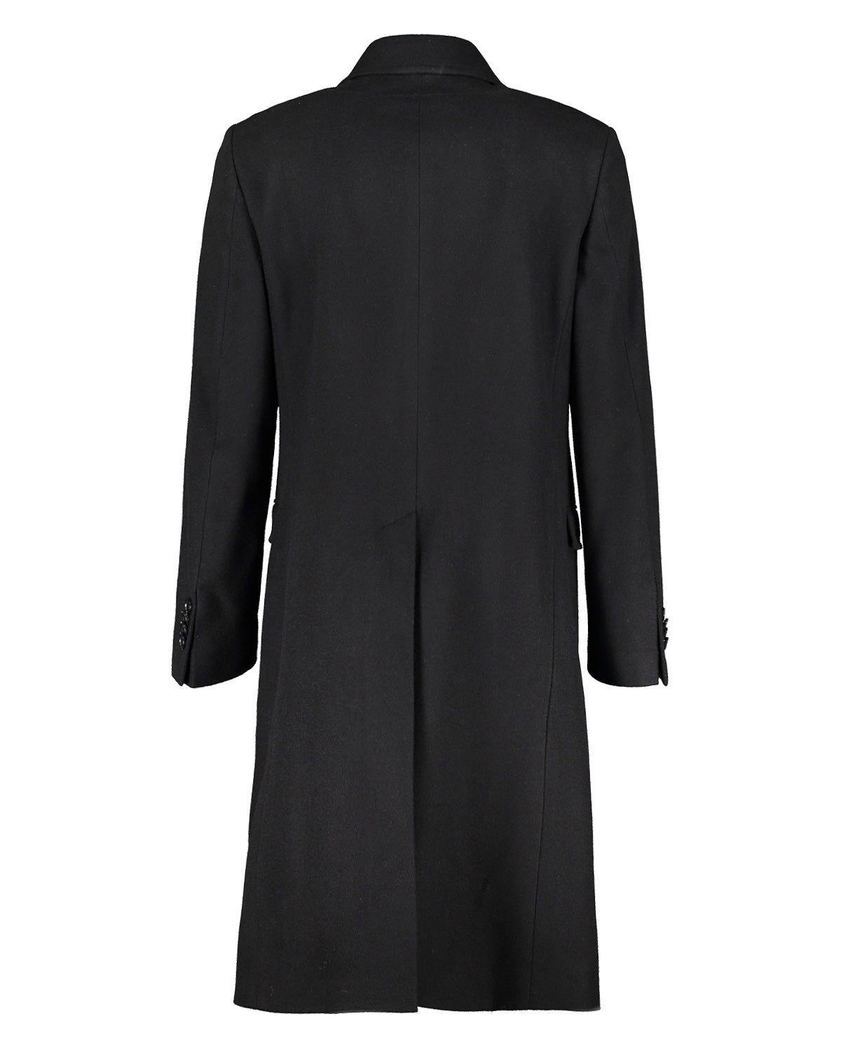 Black coat on a white background