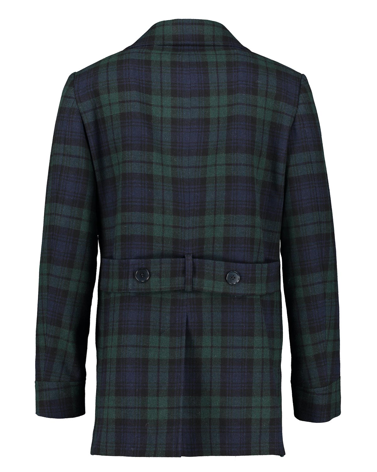 Haddock Black-Watch Pea Coat