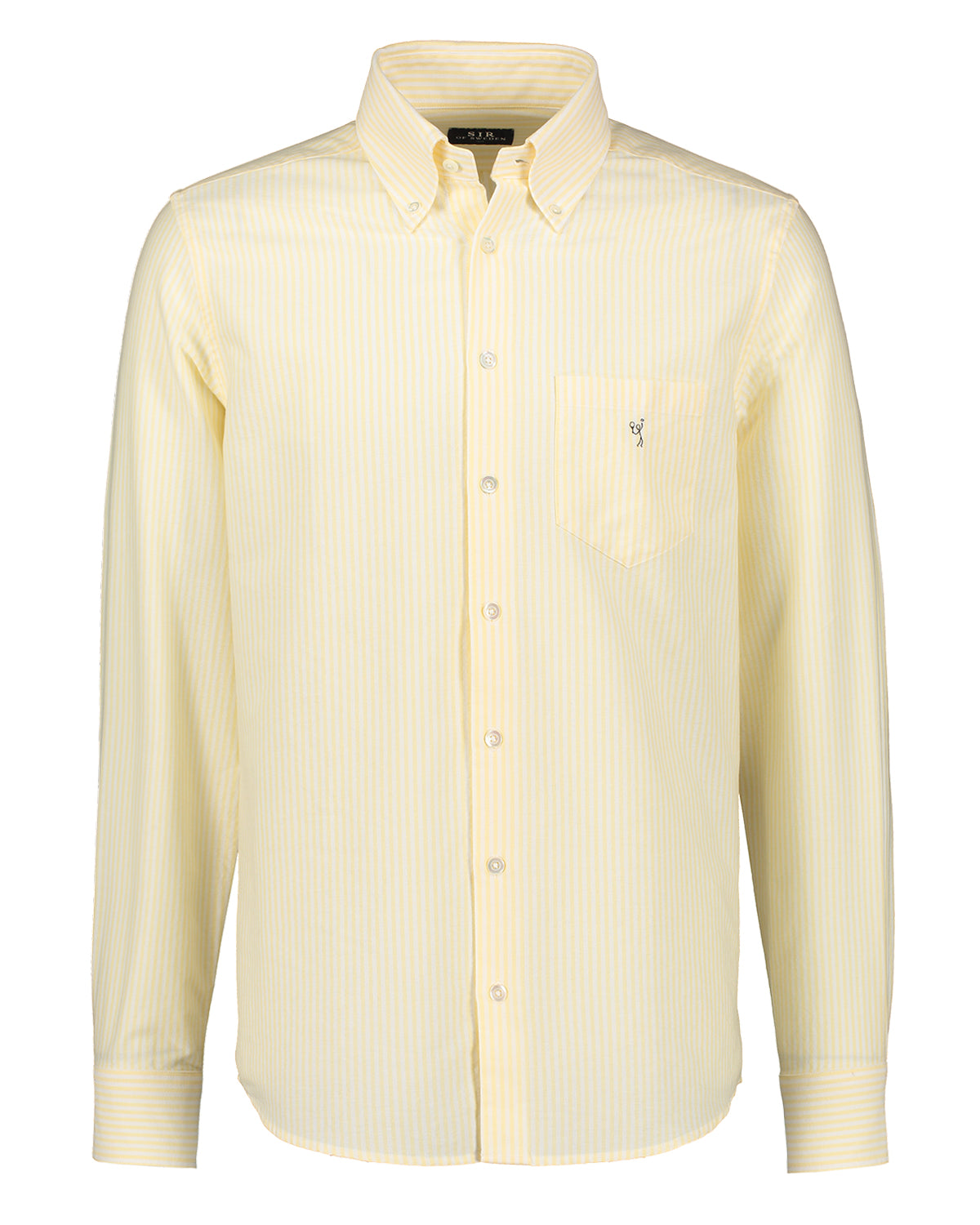 Jerry Yellow Striped Oxfort Shirt