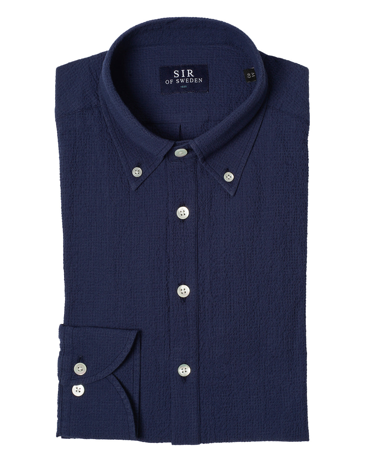 Jerry Pop Blue Seersucker Popover Shirt