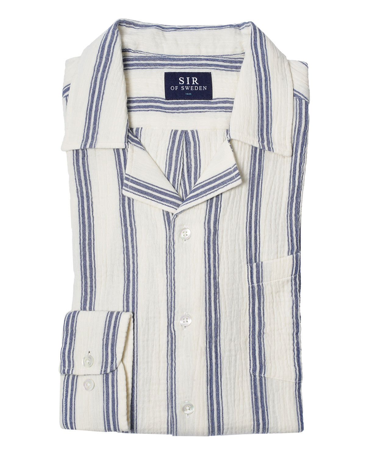 Brando Striped Seersucker Shirt