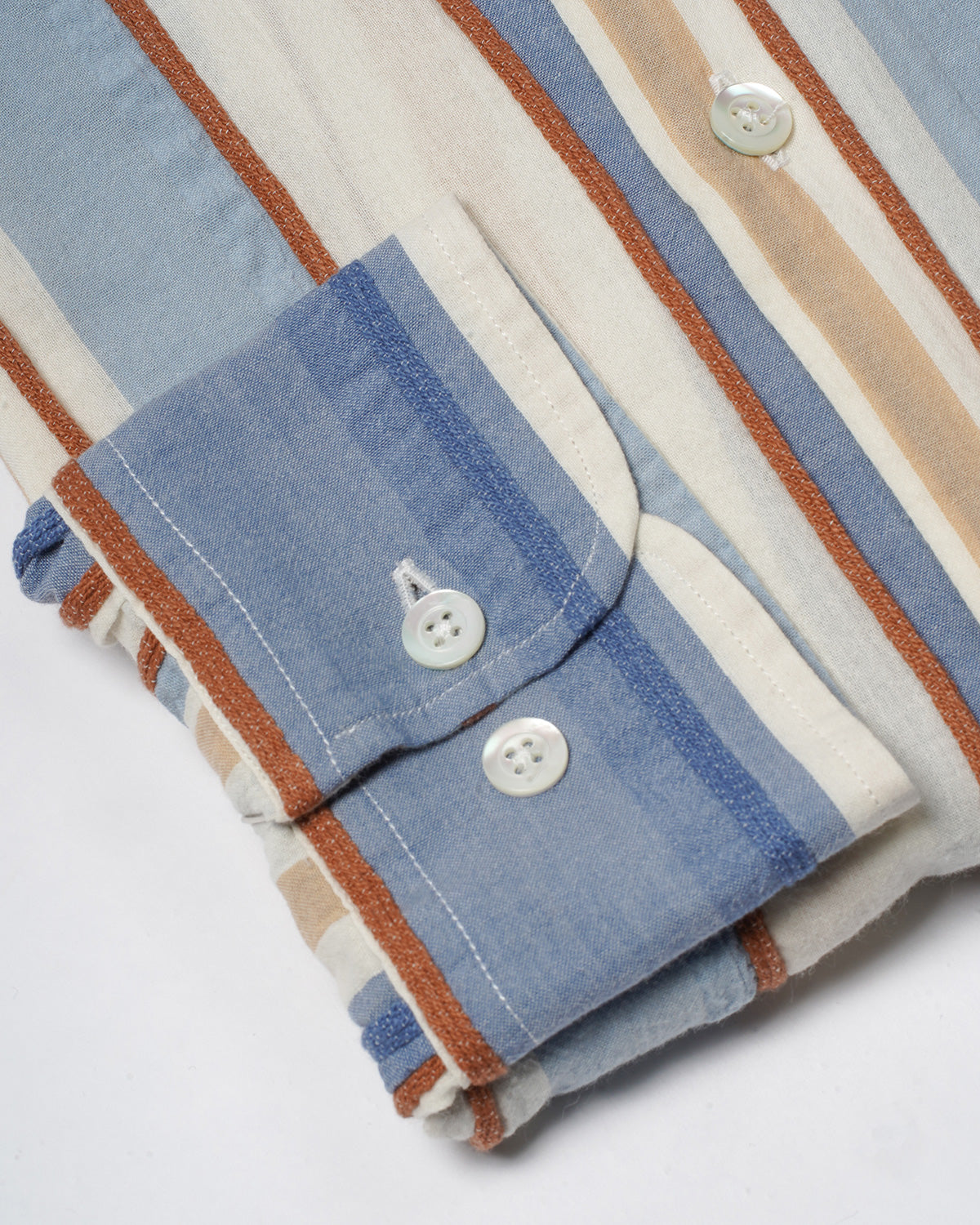 Brando Blue Striped Shirt