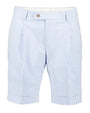Charlie Light Blue Striped Seersucker Shorts