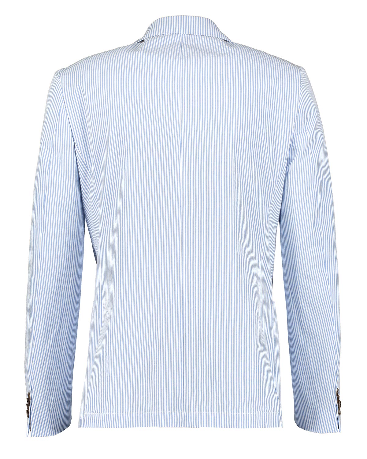 Ness Light Blue Striped Seersucker Jacket