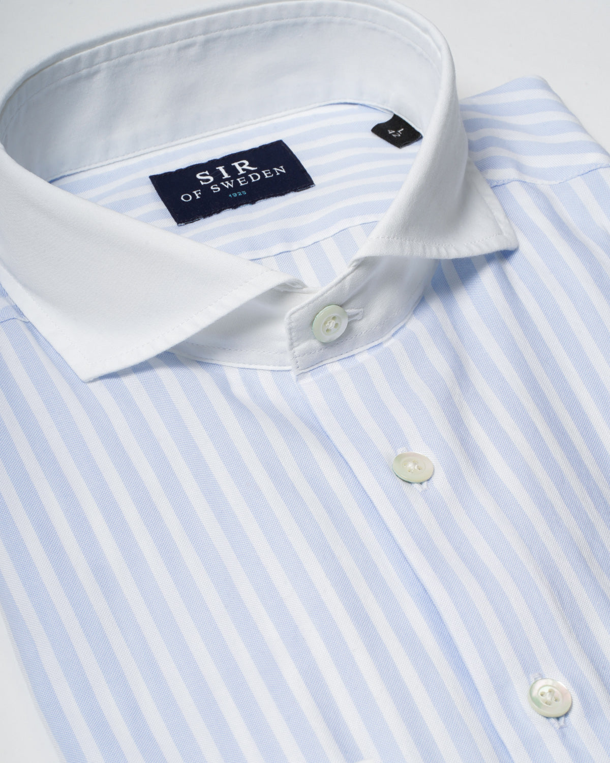 Agnelli Light Blue Striped Shirt