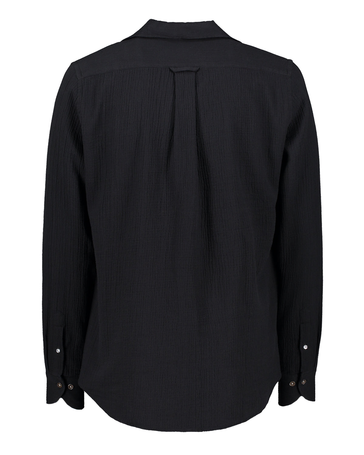 Brando Black Seersucker Resort Shirt