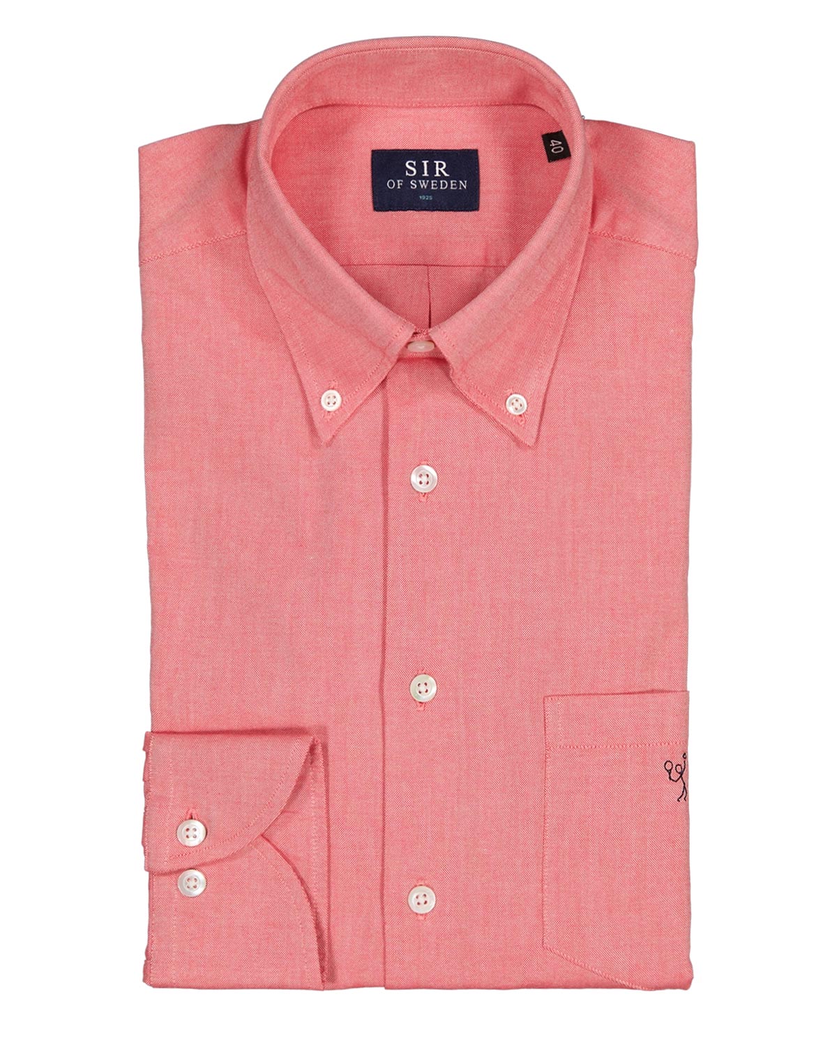 Jerry Raspberry Red Oxfort Shirt
