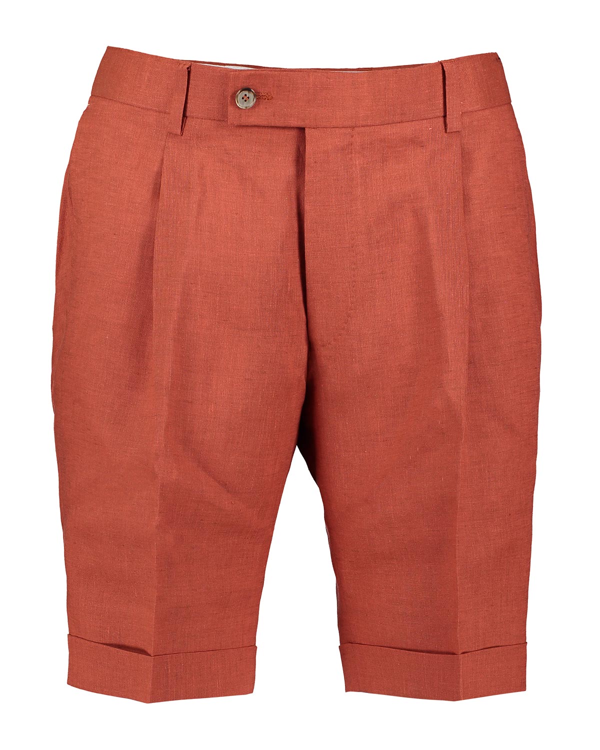 Charlie Rust Linen Shorts