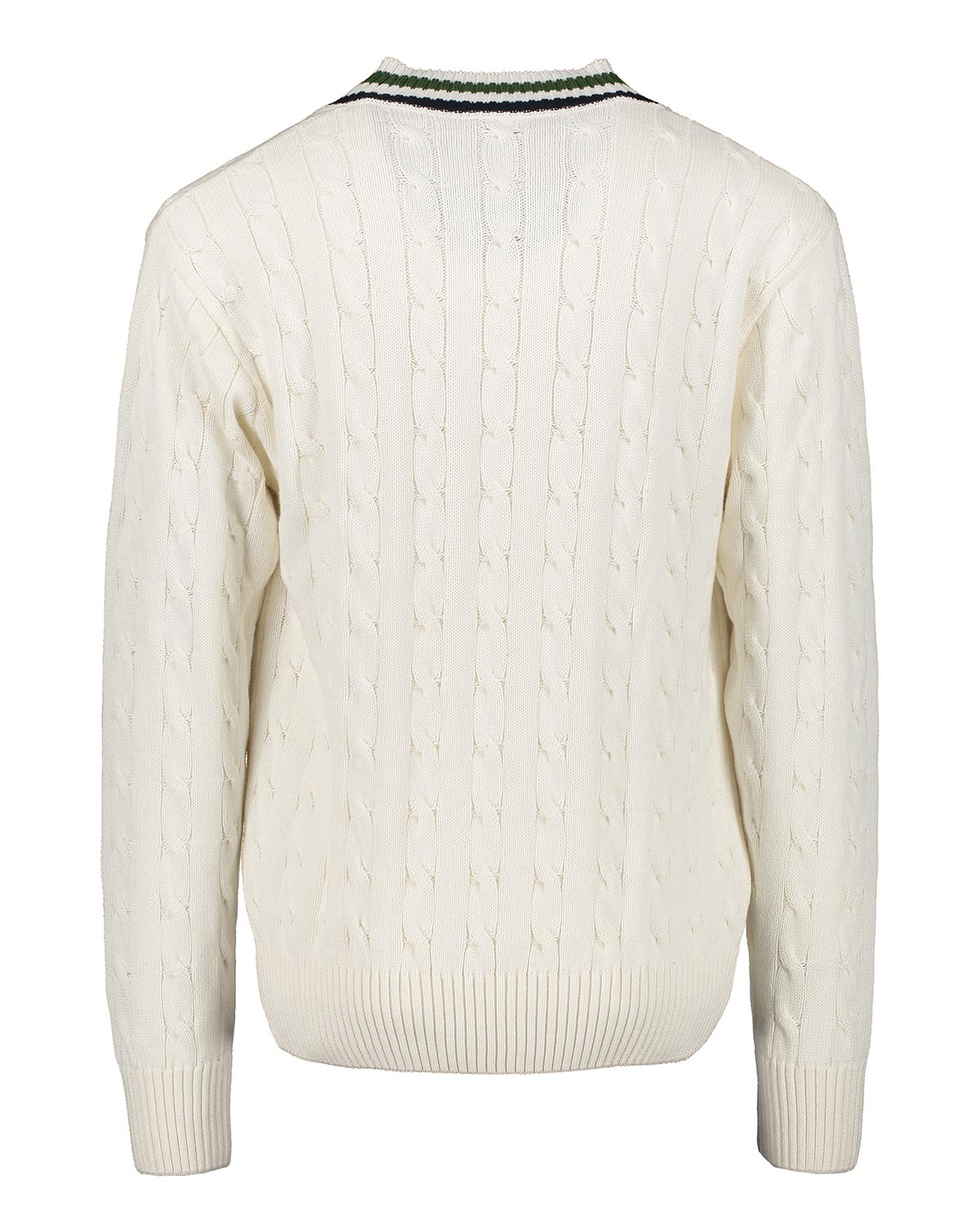 Raffa White Cable Knit Sweater