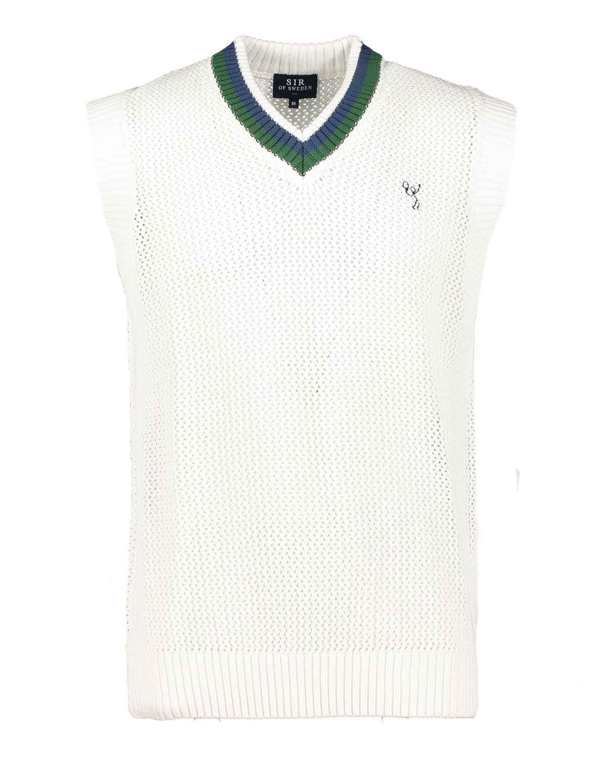 Slippy White Cricket Sleeveless Sweater