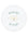 Round white plate with 'Böstad Tennis' text and tennis racket design on a white background