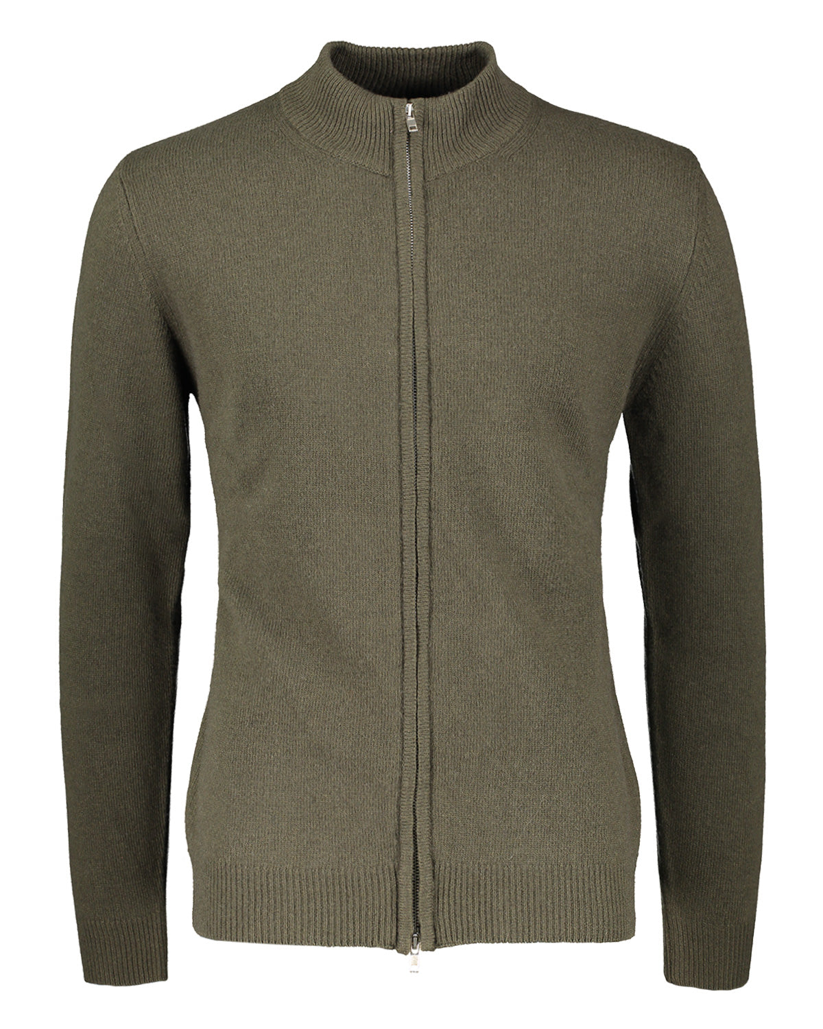 Ivar Green Full Zip Sweater